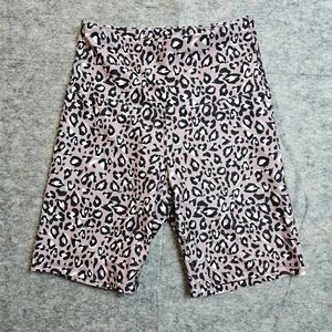 Kyodan Bike Shorts XS Leopard Print NWOT